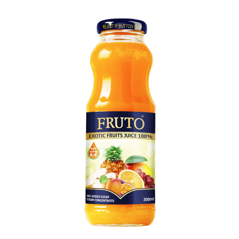 Exotic Fruits Juice Glass